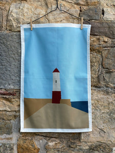 Berwick Lighthouse Tea Towel