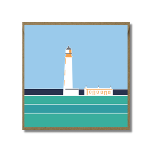 Barns Ness Lighthouse Card