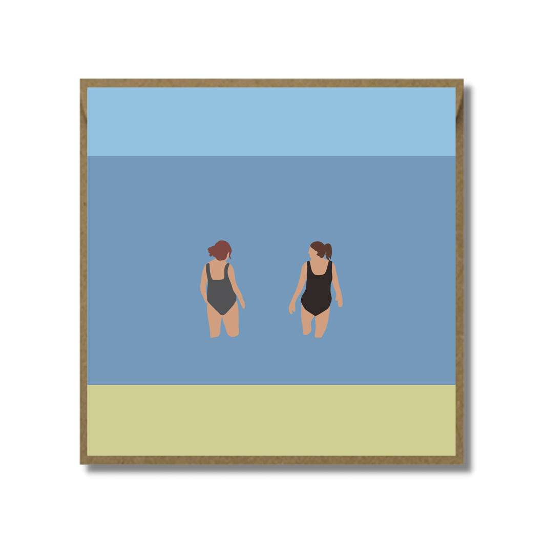 Chats in the Sea Card