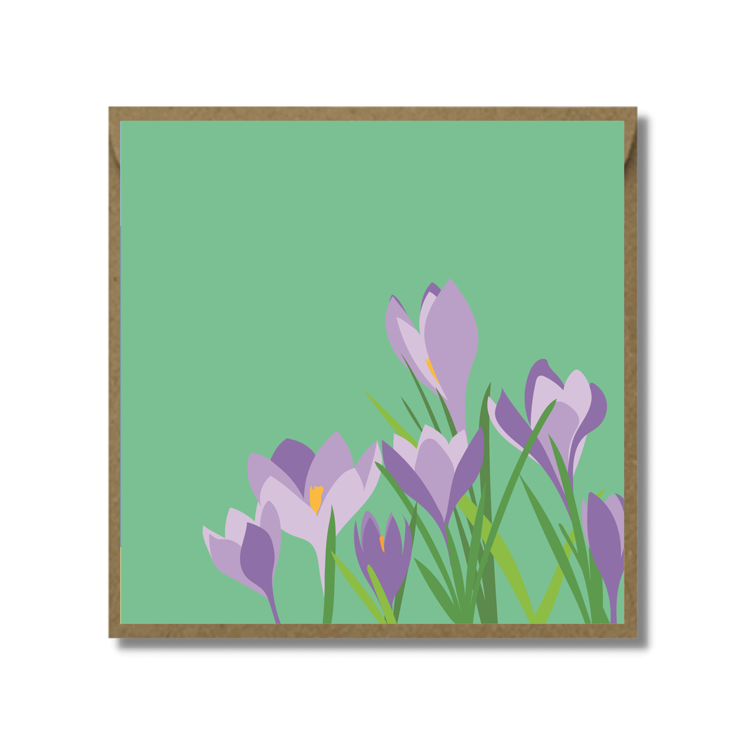 Crocus Card