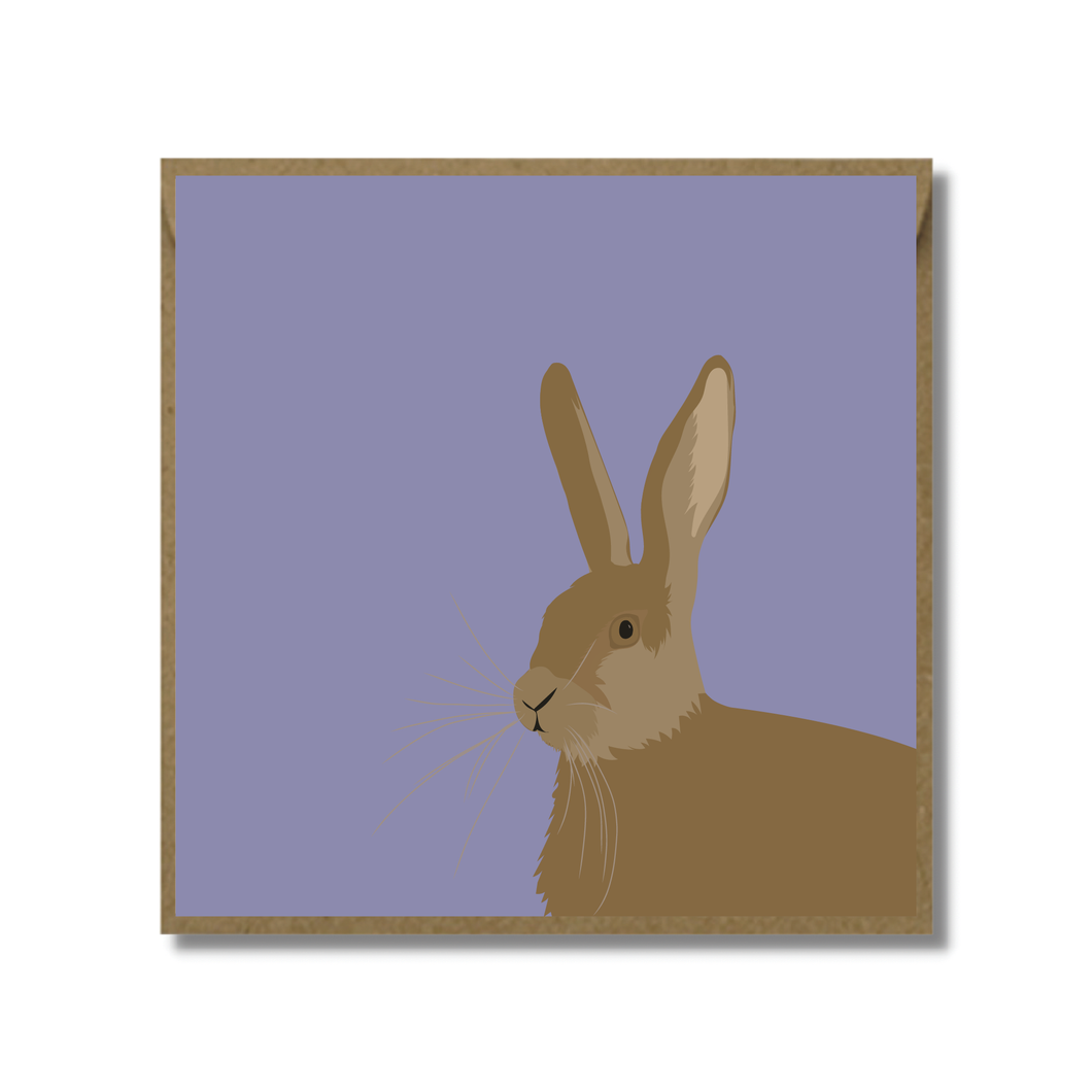 Spring Hare Card