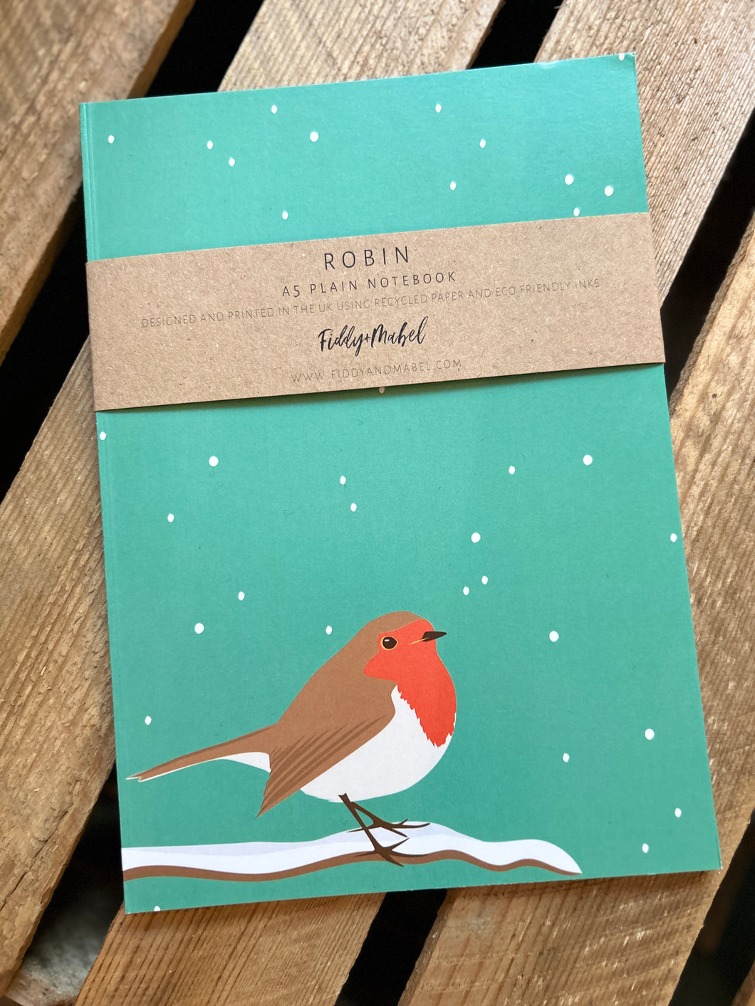 Winter Robin Notebook