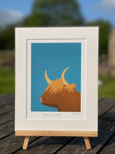 Load image into Gallery viewer, Highland Cow Giclee Print
