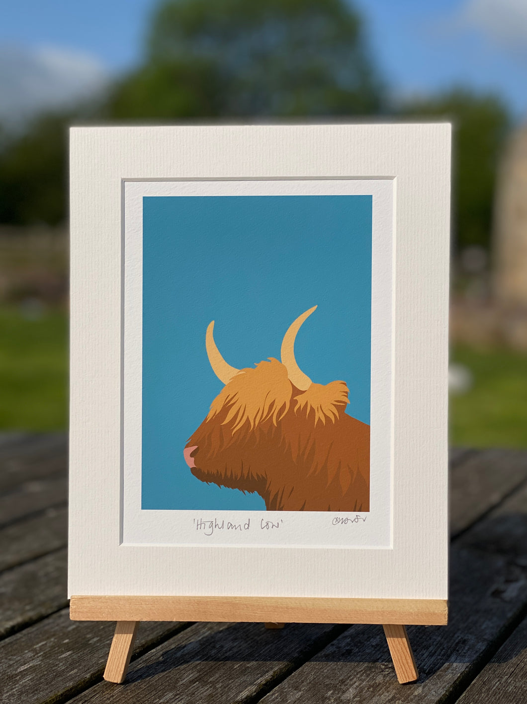 Highland Cow Giclee Print