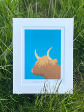 Load image into Gallery viewer, Highland Cow Giclee Print
