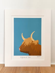 Highland Cow Giclee Print