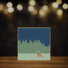 Load image into Gallery viewer, Winter Stag Christmas Card
