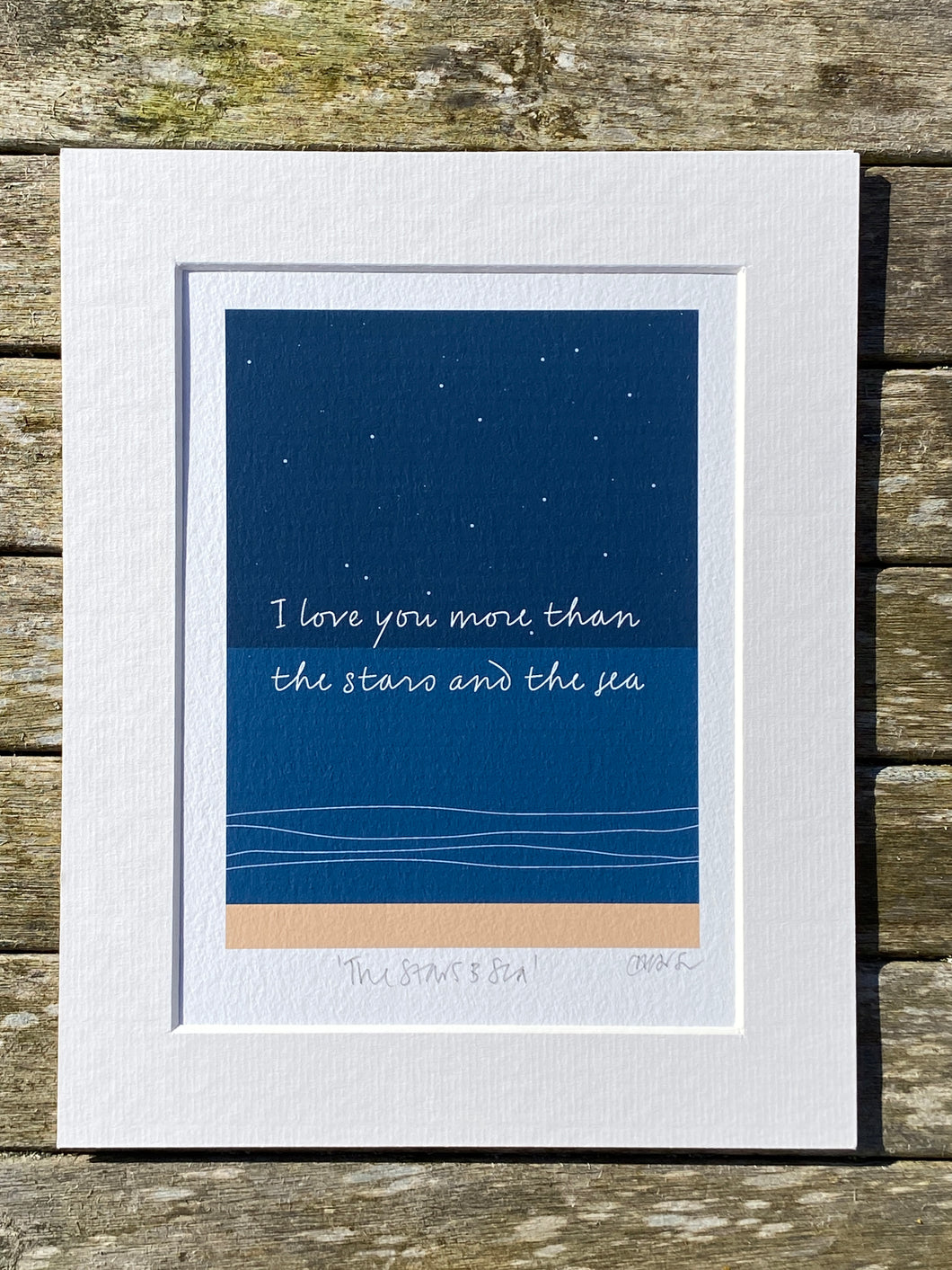Stars and Sea Print