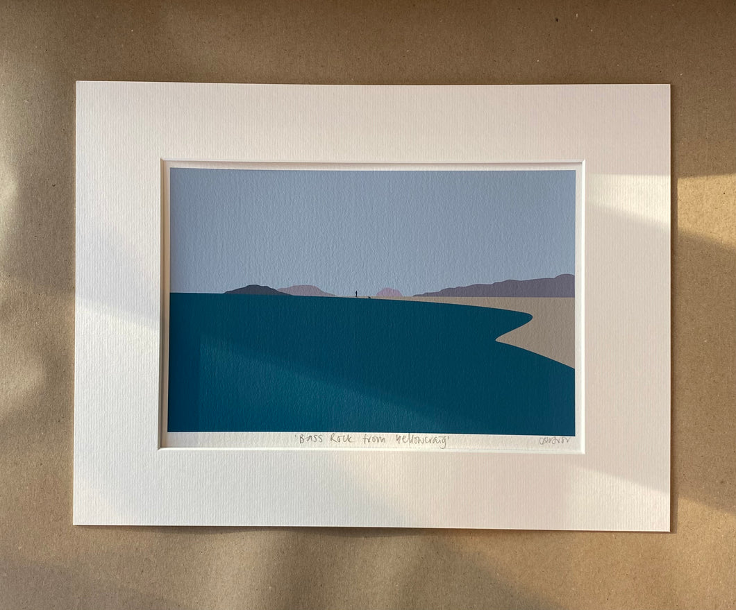 Bass Rock from Yellowcraigs Print