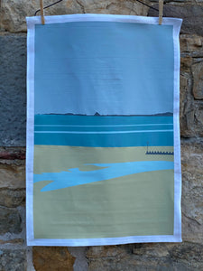 Portobello Beach Tea Towel