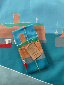 Dunbar Harbour Tea Towel