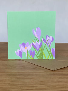 Crocus Card