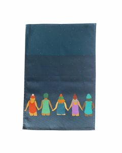 Festive Friends Tea Towel