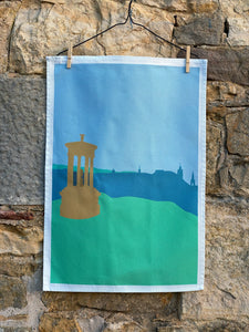 Calton Hill Tea Towel